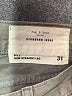 Rag & Bone 100% Cotton Chevron-herringbone Gray Jeans Size 31 waist - photo 7