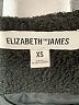 Elizabeth and James 100% Polyester Black Coat Size XS - photo 6