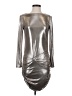 Express Metallic Silver Cocktail Dress Size S - photo 1
