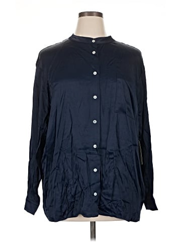 DONNI Long Sleeve Button-Down Shirt (view 1)