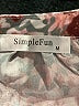 SimpleFun 100% Polyester Floral White Short Sleeve Blouse Size M - photo 7
