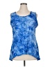 DressBarn Blue Sleeveless Blouse Size XL (petite) - photo 1