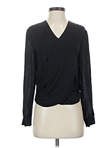 L'Agence Long Sleeve Silk Top (view 1)
