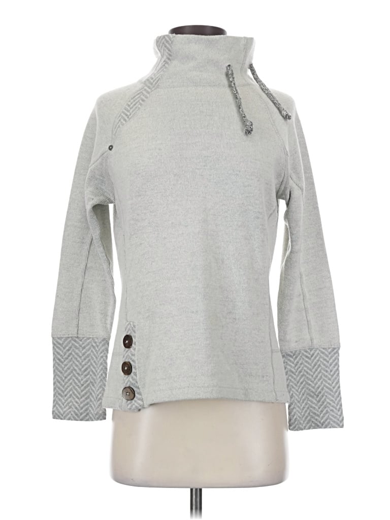 Pre-owned Prana Turtleneck Sweater In Gray