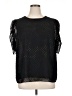 1.State 100% Polyester Black Short Sleeve Blouse Size 1X - photo 1