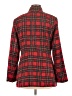 Shein 100% Polyester Plaid Red Blazer Size 6 - photo 2