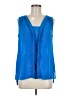 Covington 100% Polyester Blue Sleeveless Blouse Size M - photo 1