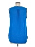 Covington 100% Polyester Blue Sleeveless Blouse Size M - photo 2