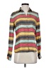 J. McLaughlin Stripes Yellow Long Sleeve Blouse Size 0 - photo 1
