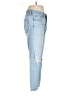AGOLDE 100% Cotton Hearts Blue Jeans Size 28 waist - photo 4
