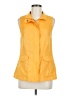 PETER MILLAR Yellow Sleeveless Button-Down Shirt Size M - photo 1