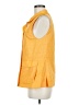 PETER MILLAR Yellow Sleeveless Button-Down Shirt Size M - photo 5