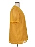 Unbranded 100% Polyester Yellow Short Sleeve Blouse Size 1X - photo 4