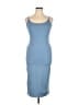 Forever 21 Solid Blue Casual Dress Size XL - photo 1