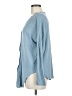 Dylan Blue Long Sleeve Blouse Size M - photo 5
