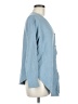 Dylan Blue Long Sleeve Blouse Size M - photo 4