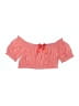 Dream Girl 100% Polyester Red Short Sleeve Blouse Size M (baby) - photo 1