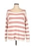 Maurices Stripes Pink Pullover Sweater Size XL - photo 1