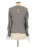 Petersyn Gray Long Sleeve Blouse Size S - photo 2