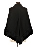 Style&Co 100% Acrylic Black Poncho Size Med - Lg - photo 2