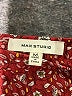 Max Studio 100% Polyester Burgundy Long Sleeve Blouse Size M - photo 7