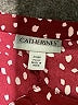 Catherines 100% Polyester Polka Dots Burgundy 3/4 Sleeve Blouse Size 2X (petite) - photo 7