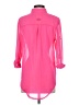 Assorted Brands Solid Pink 3/4 Sleeve Blouse Size XS - photo 2