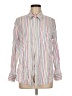 Gap Stripes Ivory Long Sleeve Button-Down Shirt Size M - photo 1