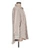 dalia 100% Polyester Stripes Ivory Long Sleeve Blouse Size M - photo 4