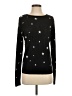 Olive and Oak 100% Rayon Stars Black Pullover Sweater Size S - photo 1