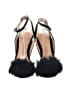 Halston Heritage Black Sandals Size 5 1/2 - photo 2