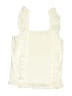 Justice 100% Cotton Ivory Sleeveless Blouse Size 16 - 18 - photo 1