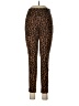 Time and Tru Animal Print Brown Leggings Size 8 - photo 1