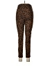 Time and Tru Animal Print Brown Leggings Size 8 - photo 2