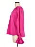 Aqua 100% Polyester Pink Long Sleeve Blouse Size M - photo 5