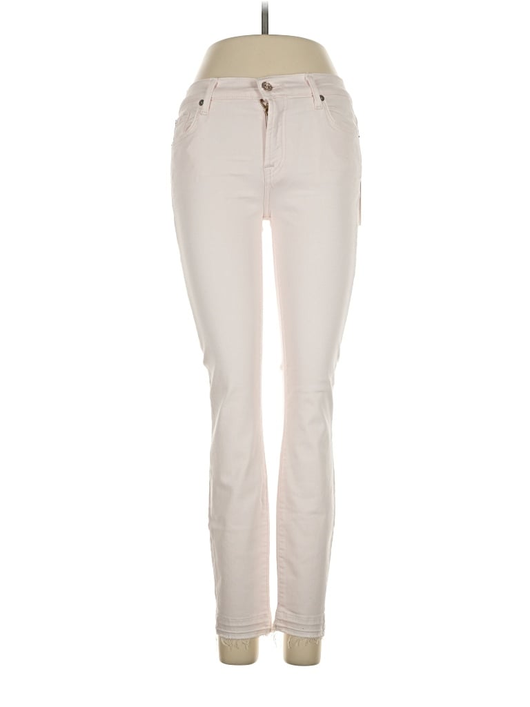 Pre-owned 7 For All Mankind Jeans In White