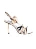Robert Clergerie Metallic Silver Gold Sandals Size 6 1/2 - photo 1