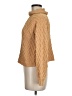 Pure Rebel Chevron-herringbone Tan Turtleneck Sweater Size M - photo 5