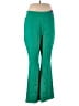 Dear Scarlett Color Block Green Active Pants Size 2X - photo 1