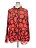 Wray Polka Dots Red Long Sleeve Blouse Size 5X - photo 1