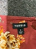 Torrid 100% Rayon Floral Burgundy Long Sleeve Blouse Size 1X Plus (1) - photo 7