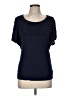 Alythea 100% Rayon Blue Short Sleeve Top Size M - photo 1