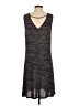 Apt. 9 Chevron-herringbone Gray Purple Casual Dress Size P (estimated, petite) - photo 2