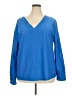 Dokotoo Blue Long Sleeve Blouse Size 2X - photo 1
