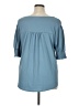 Ophelia Roe Blue 3/4 Sleeve Top Size 1X - photo 2