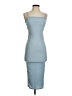 PrettyLittleThing Solid Blue Cocktail Dress Size 0 - photo 1