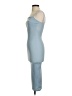 PrettyLittleThing Solid Blue Cocktail Dress Size 0 - photo 5