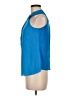 INC International Concepts 100% Polyester Blue Sleeveless Blouse Size M - photo 5