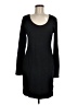 Basics Solid Black Casual Dress Size M - photo 1