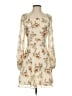 Sachin + Babi 100% Polyester Floral Ivory Cocktail Dress Size 0 - photo 1